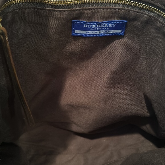 BURBERRY Denim and Leather satchel!!! EXCELLENT CONDITION! - Picture 3 of 8